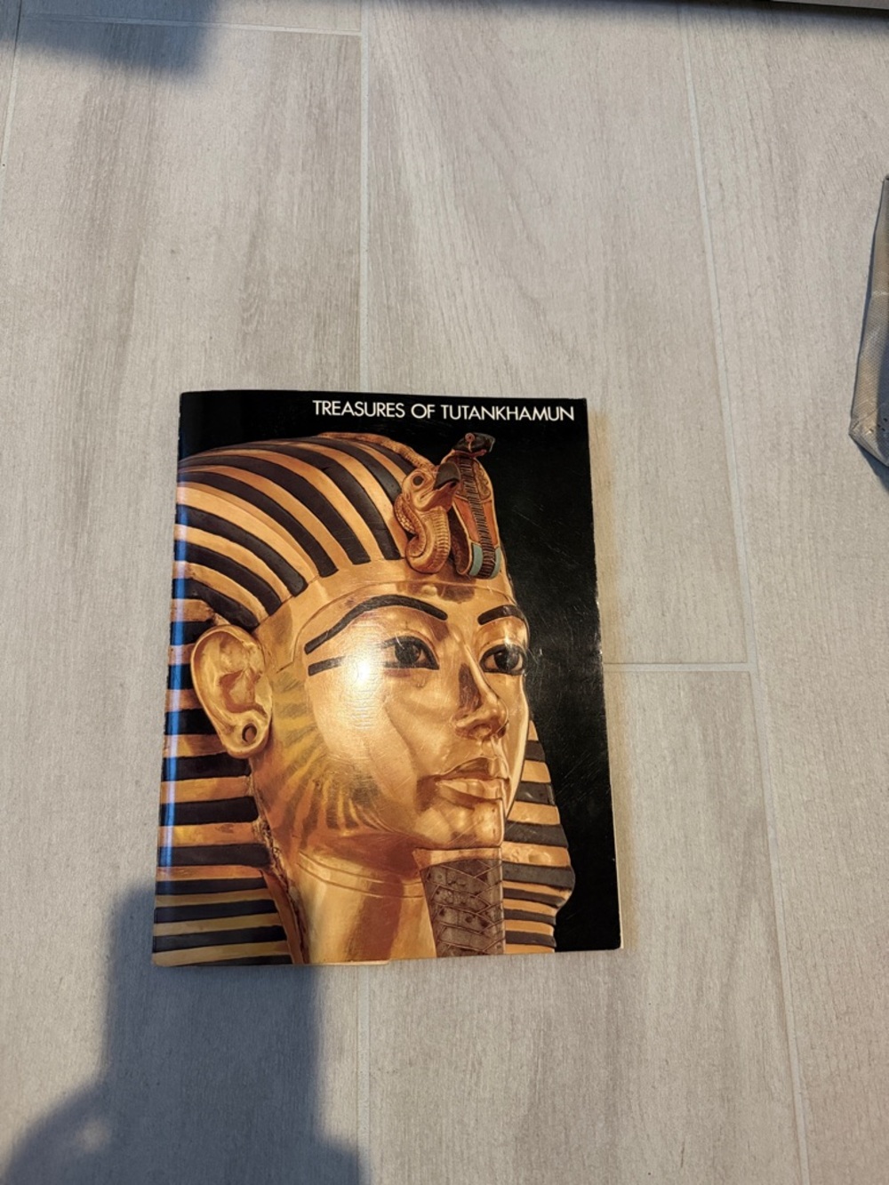 Treasures of Tutankhamun Vintage Coffee Table Book - Gold & Black